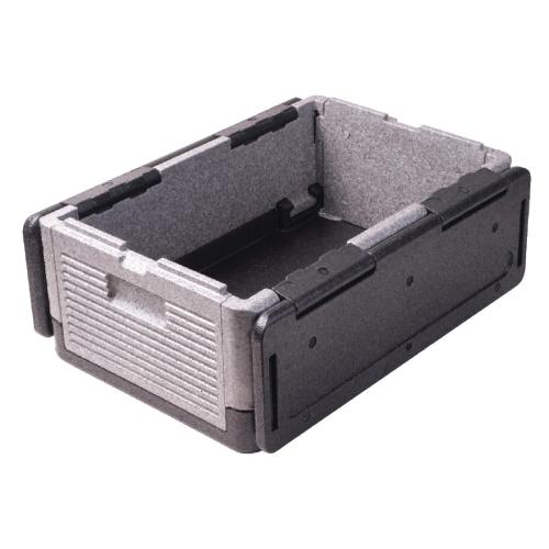 Thermo Future Black/Grey Folding Box - GN 1/1 200mm - 38Ltr