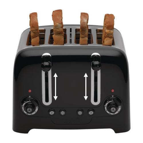 Dualit Lite Toaster 4 Slot Black