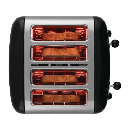 Dualit Lite Toaster 4 Slot Black