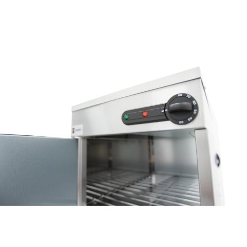 Parry Single Door Platewarmer - 2KW 375x600x945mm 90 Plates Capacity (Direct)