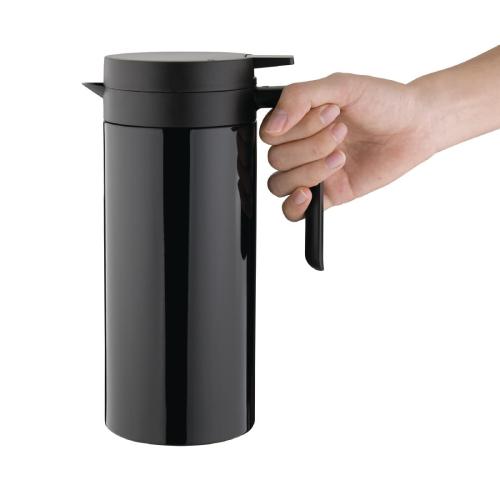 Olympia Vacuum Jug Black - 1Ltr
