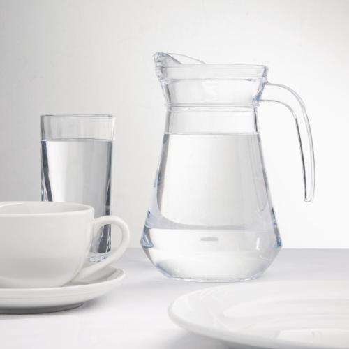 Olympia Glass Jug - 1Ltr 33 4/5fl oz (Box 6)