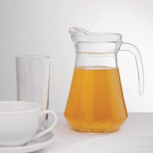 Olympia Glass Jug - 1Ltr 33 4/5fl oz (Box 6)