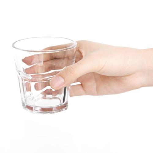 Olympia Toughened Orleans Rocks Tumbler - 250ml 8 1/2fl oz (Box 12)