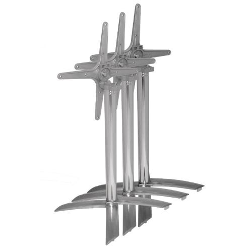 Bolero Aluminium Flip Top Table Base