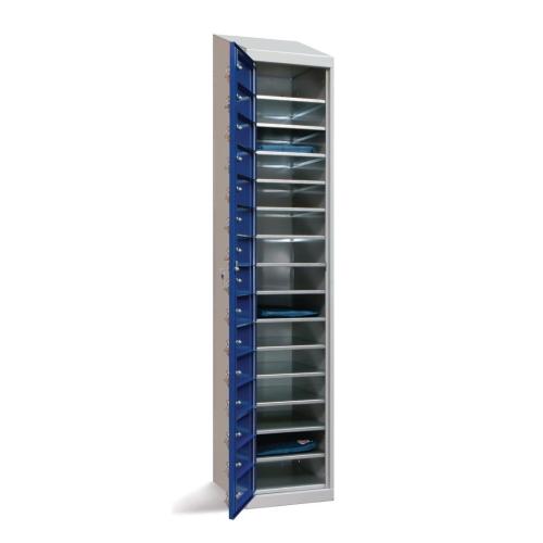 Garment Locker Sloping Top 15 Door - 1980h x 380w x 457dmm (Direct)