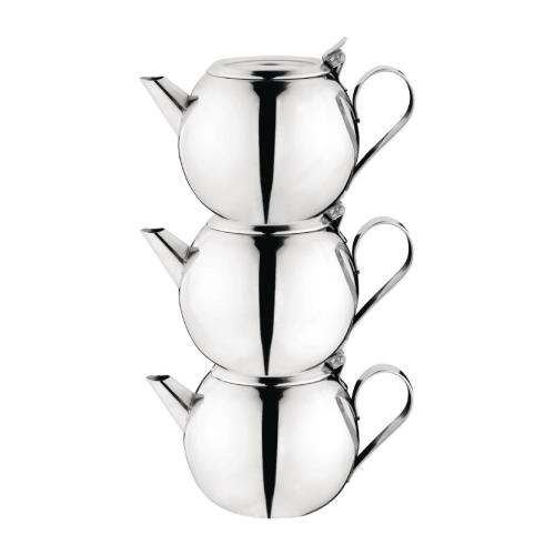 Olympia Stacking Teapot St/St - 0.5Ltr 16.9oz