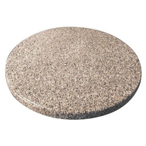 Bolero Table Top Round Granite Effect - 800mm