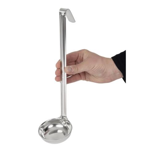 Vogue Flat Bottom Ladle St/St - 118ml 4oz