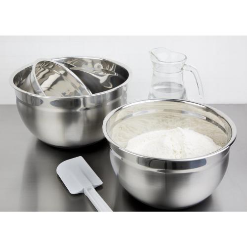 Vogue Mixing Bowl St/St with Silicone Base - 8Ltr 270fl oz