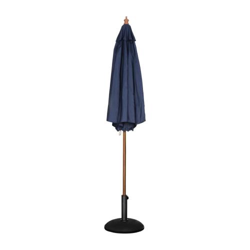 Bolero Round Pulley Parasol Navy Blue - 2.5m