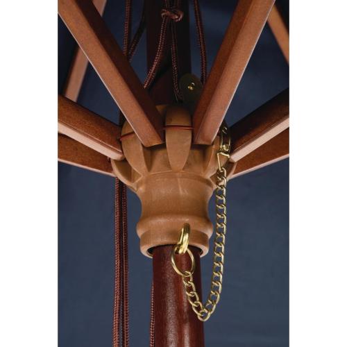 Bolero Round Pulley Parasol Navy Blue - 2.5m