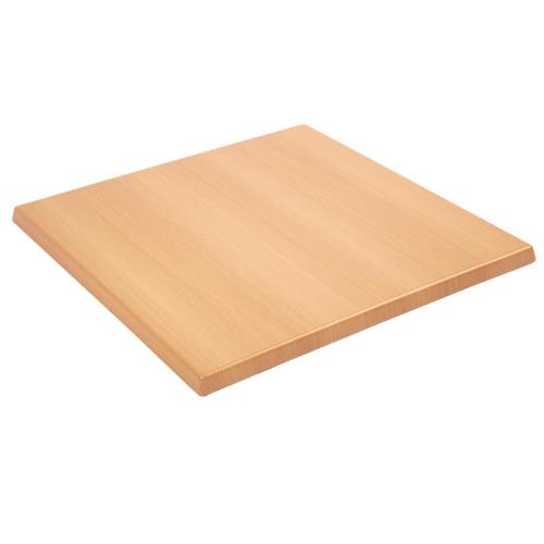 Bolero Square Table Top Beech Effect - 600mm