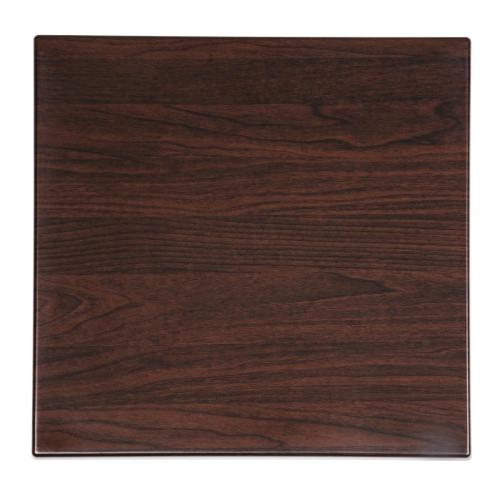 Bolero Square Table Top Dark Brown - 600mm