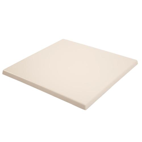 Bolero Square Table Top White - 600mm