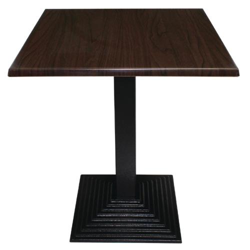 Bolero Square Table Top Dark Brown - 700mm