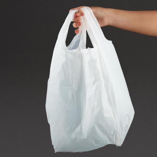 Large White Carrier Bag (Box 1000)