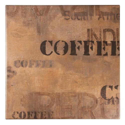 Werzalit Square Table Top Coffee Sack 113 - 700mm