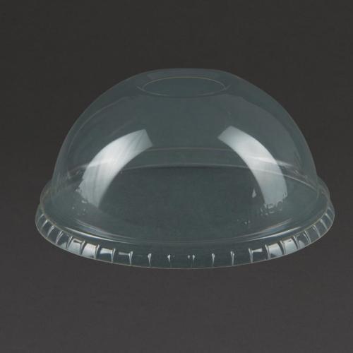 Vegware 96series Domed Cold Cup Lid w/Straw Hole for 9/12/16oz Cold Cup(Box1000)