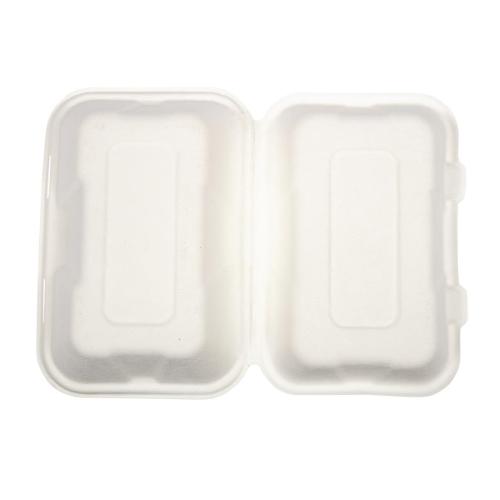 Vegware Hinged Meal Box - 228x155mm 9x6" (Box 200)