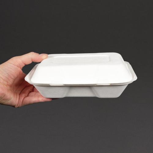 Vegware Hinged Meal Box - 228x155mm 9x6" (Box 200)