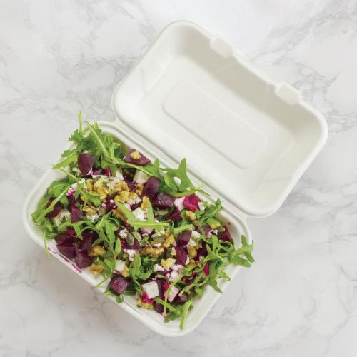 Vegware Hinged Meal Box - 228x155mm 9x6" (Box 200)