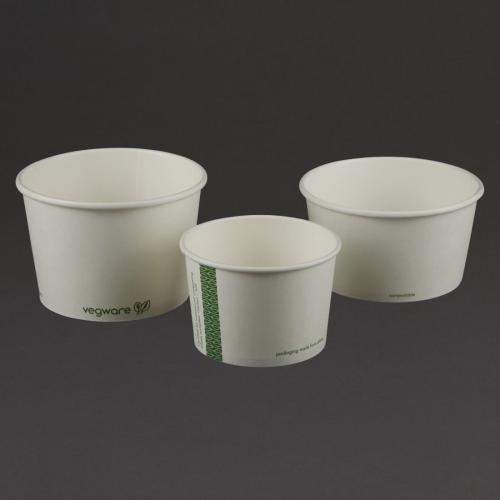 Vegware Soup/Ice Cream Pot - 8oz (Box 1000)