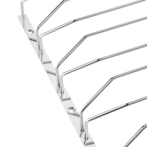 Olympia 5 Column Stemware Rack Chrome - 435x610mm 17x 24"