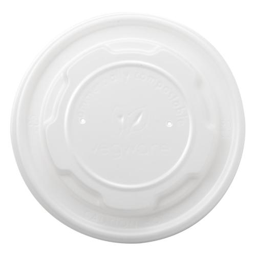 Vegware Flat Lid for Soup/Ice Cream Container - 8oz (Box 1000)