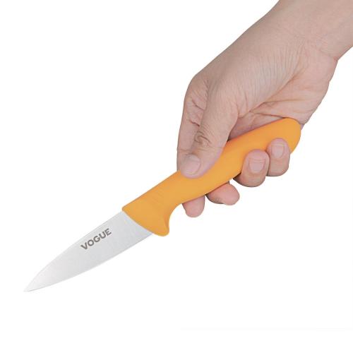 Vogue Soft Grip Pro Paring Knife St/St - 89mm 3 1/2"