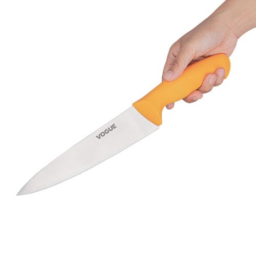 Vogue Soft Grip Pro Chef Knife St/St - 203mm 8"