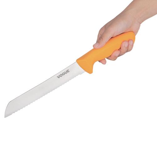 Vogue Soft Grip Pro Bread Knife St/St - 191mm 7 1/2"