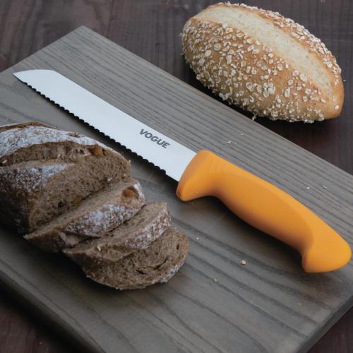 Vogue Soft Grip Pro Bread Knife St/St - 191mm 7 1/2"