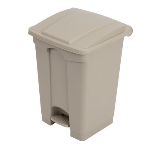 EDLP Jantex Kitchen Pedal Bin Beige - 45Ltr