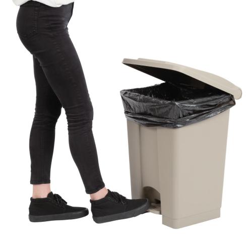 EDLP Jantex Kitchen Pedal Bin Beige - 45Ltr