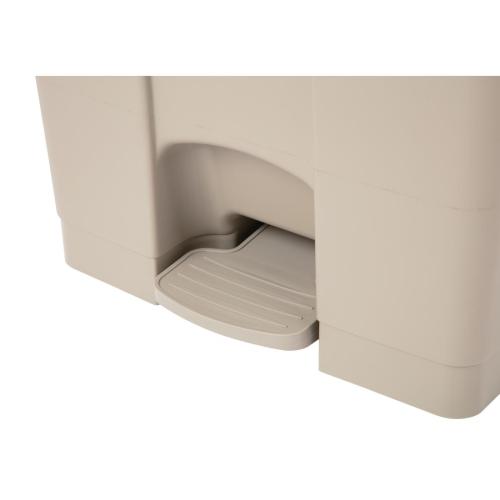 Jantex Kitchen Pedal Bin Beige - 65Ltr
