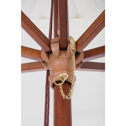 Bolero Square Pulley Parasol Cream - 2.5m