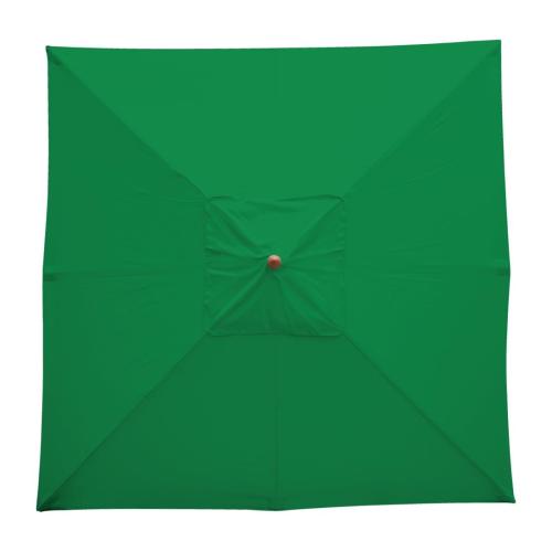 Bolero Square Pulley Parasol Green - 2.5m