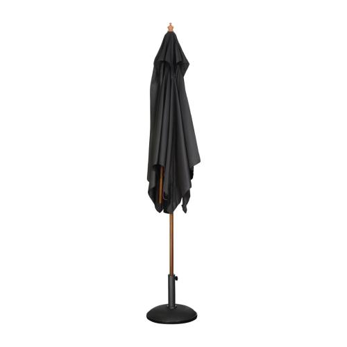 Bolero Square Pulley Parasol Black - 2.5m
