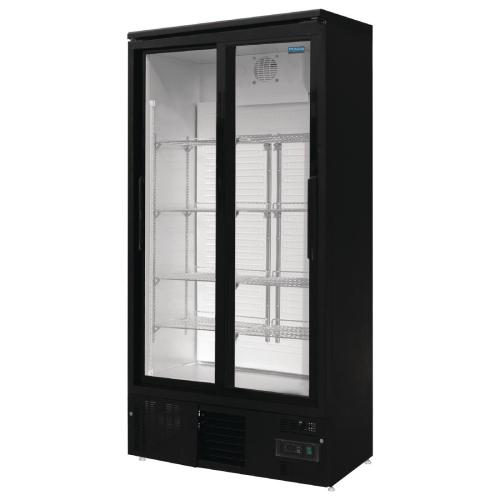 Polar G-Series Upright Back Bar Cooler with Sliding Doors - 490Ltr