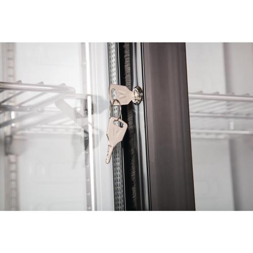 Polar G-Series Upright Back Bar Cooler with Sliding Doors - 490Ltr