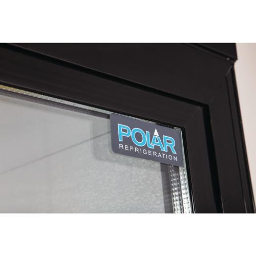Polar G-Series Upright Back Bar Cooler with Sliding Doors - 490Ltr