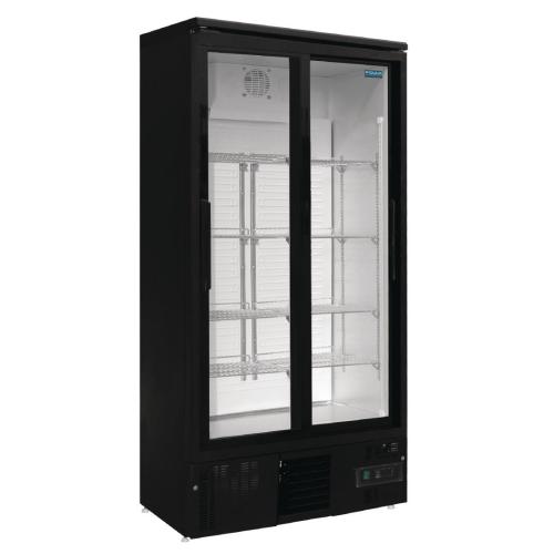 Polar G-Series Upright Back Bar Cooler with Sliding Doors - 490Ltr