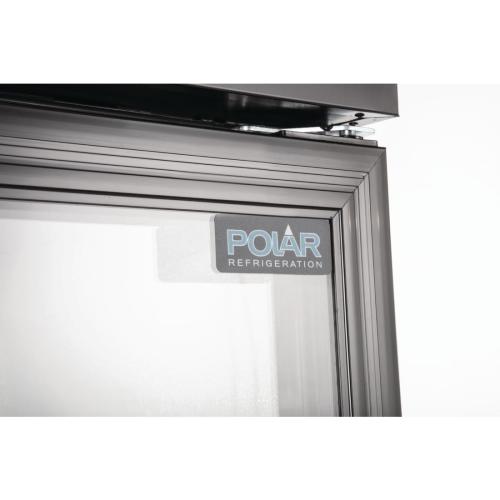 Polar G-Series Upright Back Bar Cooler with Hinged Doors - 490Ltr