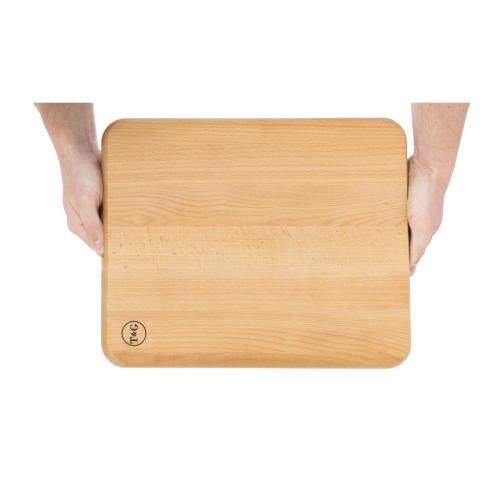 T&G Wooden FSC Certified Beech Chopping Board Medium L380xW305xH40mm 15x12x1.5"