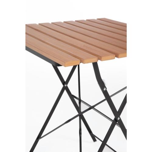 Bolero Faux Wood Bistro Table Square - 600mm
