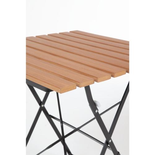 Bolero Faux Wood Bistro Table Square - 600mm