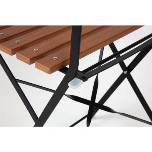 Bolero Faux Wood Bistro Chair (Pack 2)