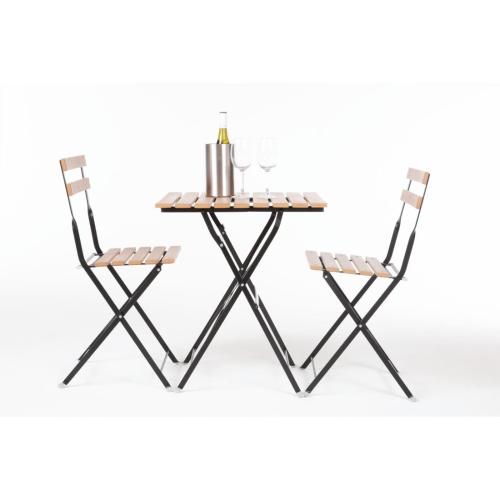 Bolero Faux Wood Bistro Chair (Pack 2)