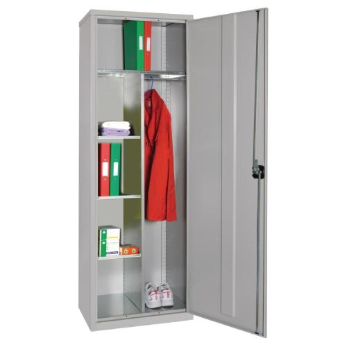 Clothing & Equipment Cupboard Grey Slim - 1830x641x457mm (Direct)